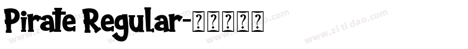 Pirate Regular字体转换